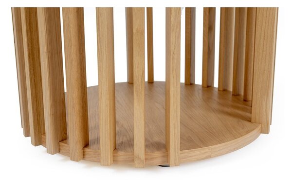 Pomoćni stolić Oakman Drum hrast, ø 53 cm
