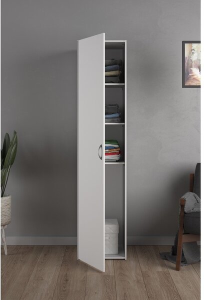 Bijeli ormar 39x175 cm Space – Tvilum