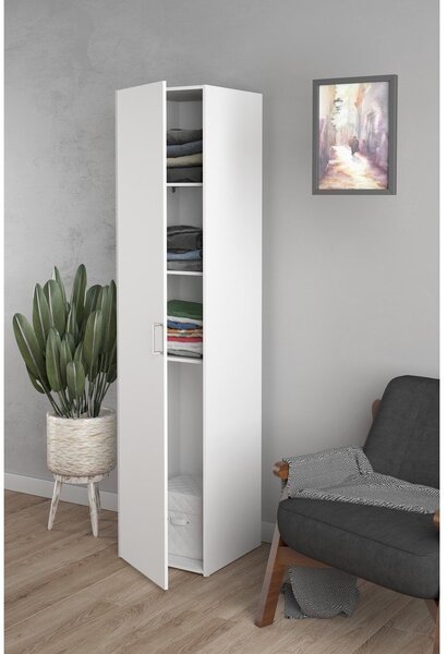 Bijeli ormar 39x175 cm Space – Tvilum