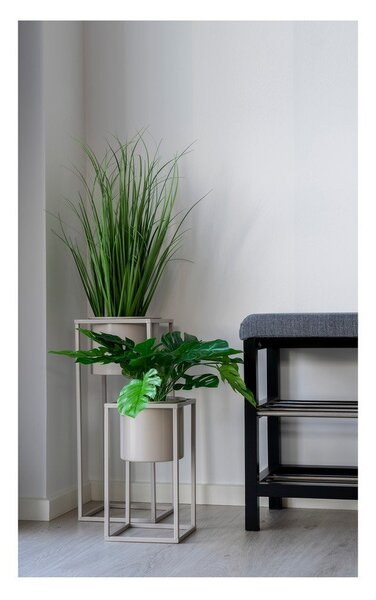 Set od 2 bež metalne tegle za cvijeće House Nordic Marla