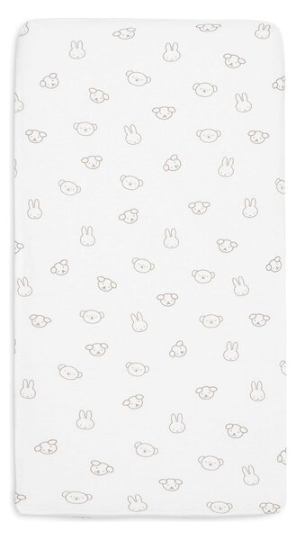 JOLLEIN plahta Jersey 60x120 cm Miffy and Friends