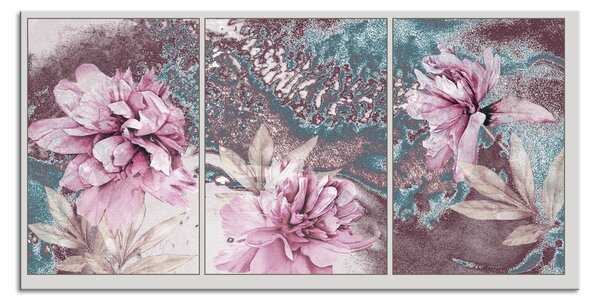 Zidni ukras Trittico Di Fiori