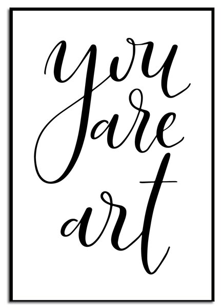Zidni ukras You are art