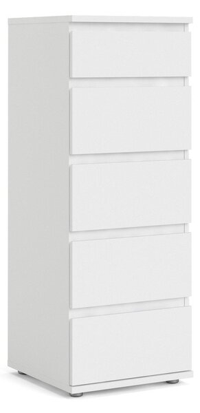 Bijela visoka komoda 40x107 cm Nova – Tvilum