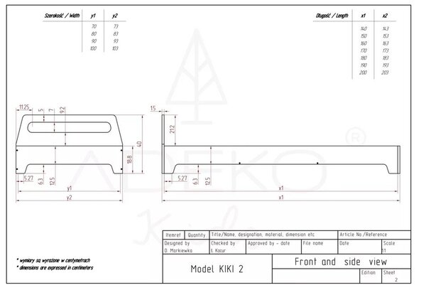 Dječji krevet 90x200 cm Kiki 2 - Adeko
