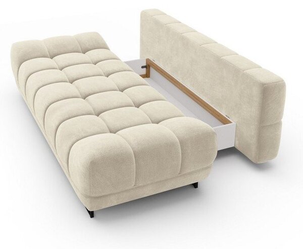 Bež baršunasti trosjed na razvlačenje Windsor & Co Sofas Cirrus