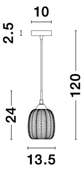 VARIO VISILICA E27 /IP20/ZLATNA NL9191541
