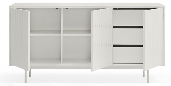 Bijela niska komoda 159x80 cm Sierra – Teulat