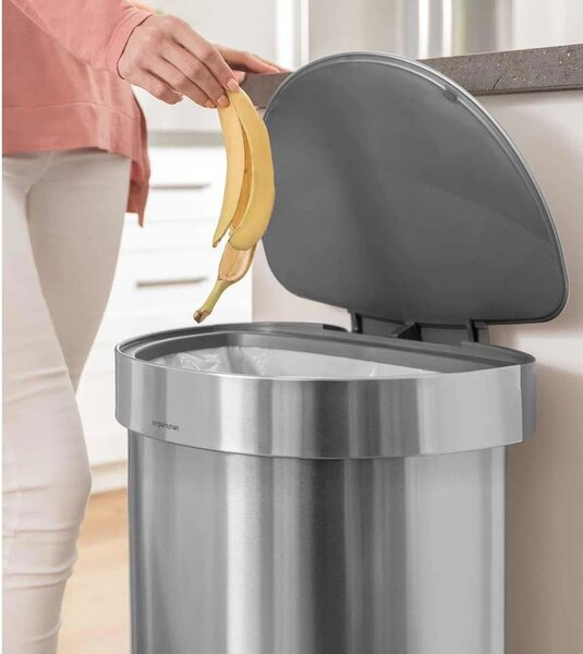 Kanta za otpatke na pedalu od nehrđajućeg čelika 45 l - simplehuman