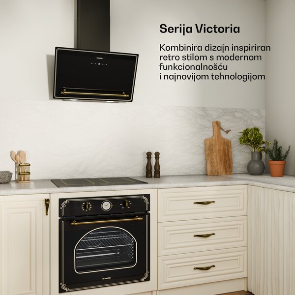 Klarstein Victoria 4 Flex, indukcijska ploča, ugradbena, 7000W, Flexzone, timer
