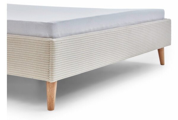Bež tapecirani bračni krevet bez podnice 140x200 cm Wicki – Meise Möbel