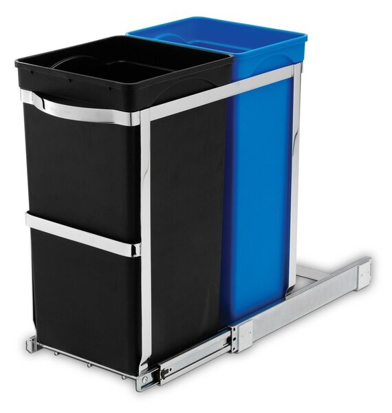 Plastična kanta za otpad 35 l Dual - simplehuman