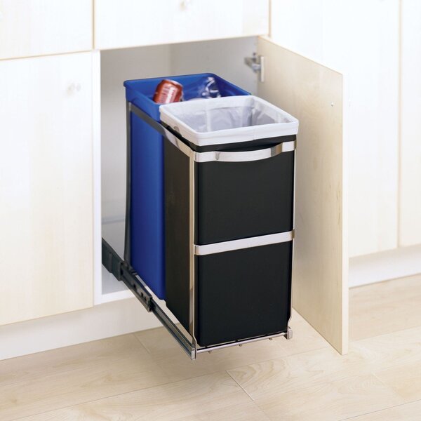 Plastična kanta za otpad 35 l Dual - simplehuman