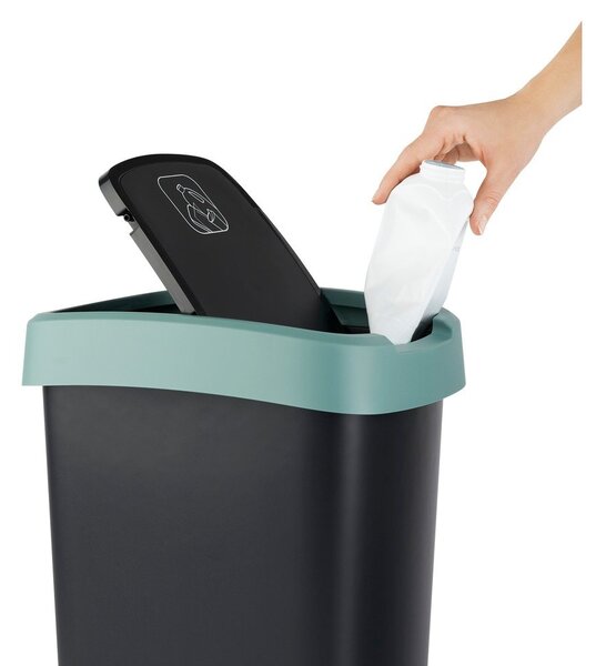 Kanta za otpad od reciklirane plastike 25 l Twist - Rotho
