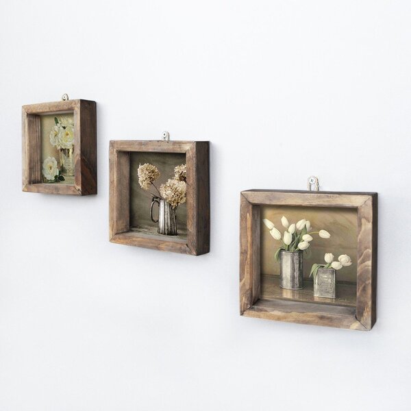 Slike u setu od 3 kom 15x15 cm - Wallity