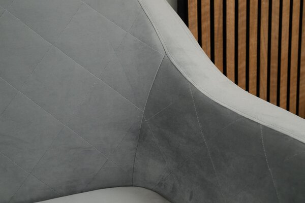 Siva 2-mjestna sofa CORANTI VELVET