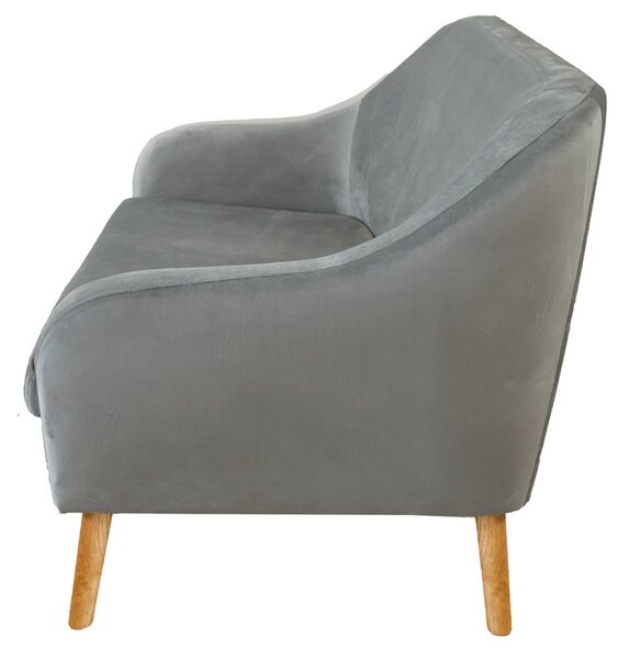 Siva 2-mjestna sofa CORANTI VELVET