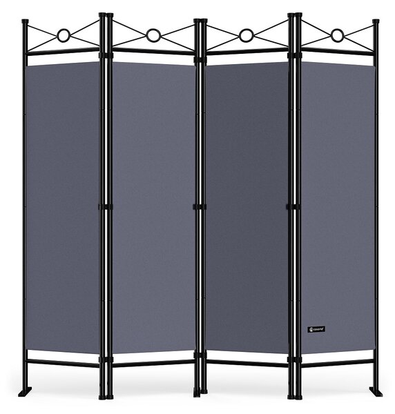 Paravan LUCCA, 163x180 cm, antracit Casaria