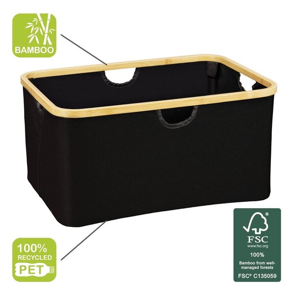 Platnena košara za rublje 32 l Ecori - Wenko