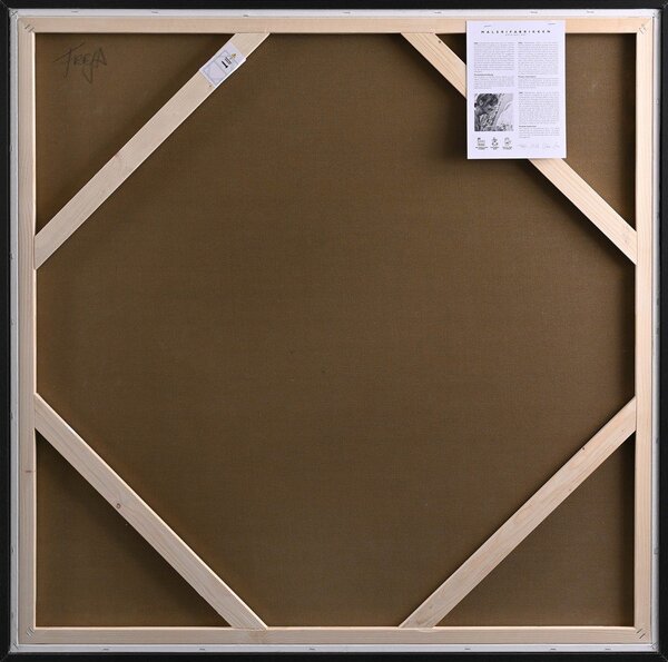 Ručno oslikana slika 100x100 cm Playblack 2 - Malerifabrikken