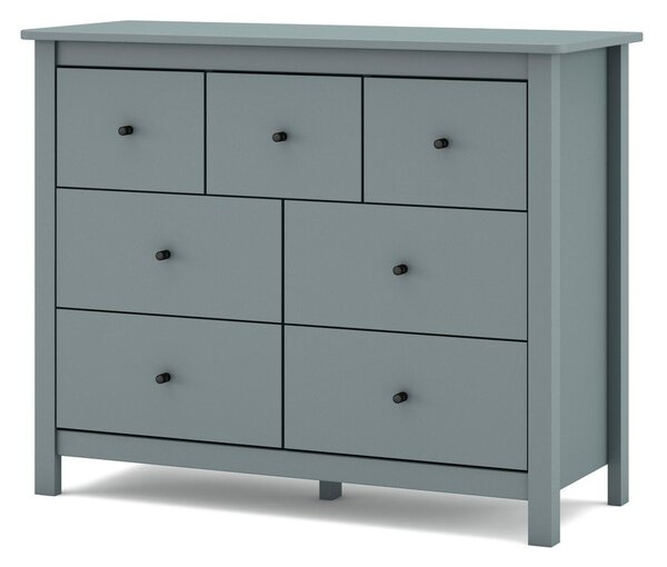 Komoda prljavo zelena od masivnog bora 110x80x40 cm Misti – Marckeric