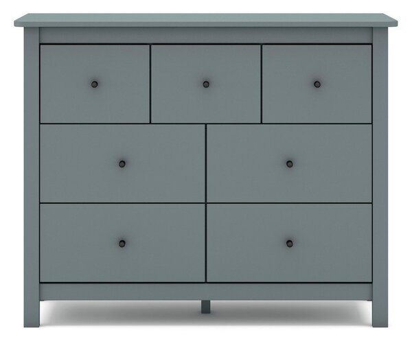 Komoda prljavo zelena od masivnog bora 110x80x40 cm Misti – Marckeric