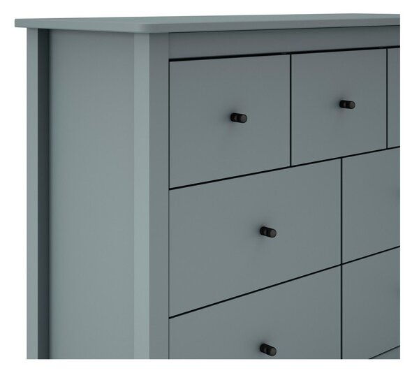 Komoda prljavo zelena od masivnog bora 110x80x40 cm Misti – Marckeric