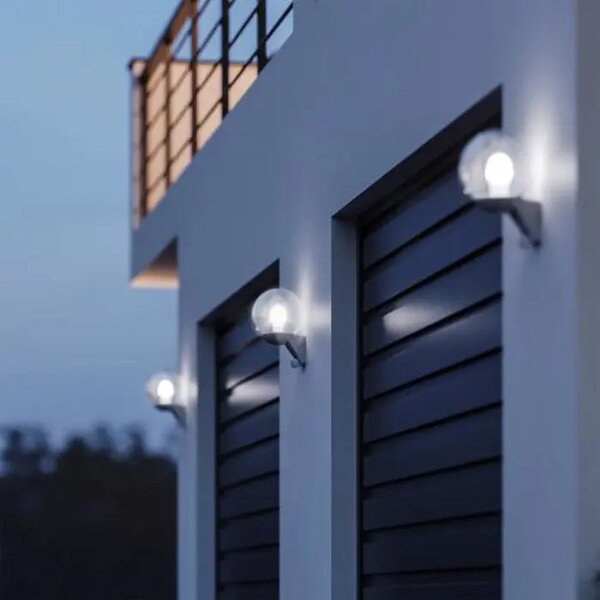 LED VANJSKA ZIDNA SVJETILJKA SA SENZOROM L 585 ANTRACIT E27 60W L585 ANT