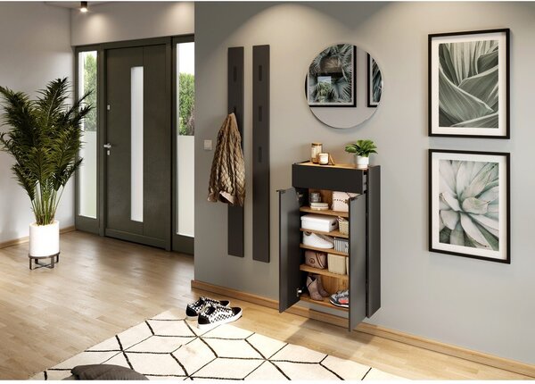 Antracitno sivi ormarić 56x97x22 cm Ameca – Germania