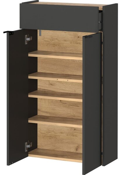 Antracitno sivi ormarić 56x97x22 cm Ameca – Germania