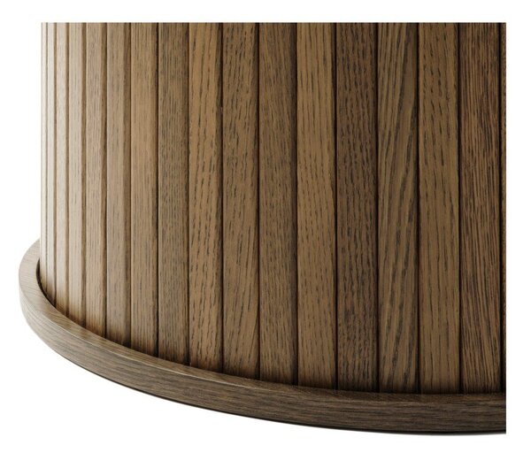 Okrugli blagovaonski stol u dekoru hrasta ø 120 cm Nola - Unique Furniture