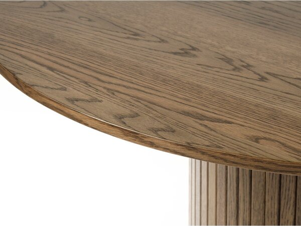 Okrugli blagovaonski stol u dekoru hrasta ø 120 cm Nola - Unique Furniture