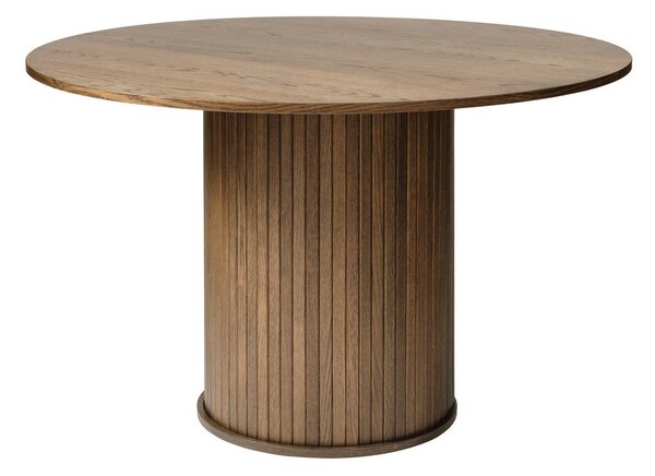Okrugli blagovaonski stol u dekoru hrasta ø 120 cm Nola - Unique Furniture