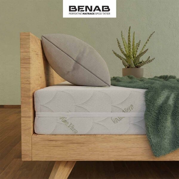 Tvrdi/srednje tvrdi dvostrani pjenasti madrac 90x200 cm BonHarmony HR BIO - BENAB