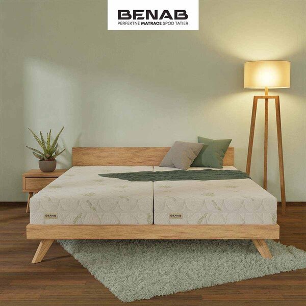 Tvrdi/srednje tvrdi dvostrani pjenasti madrac 90x200 cm BonHarmony HR BIO - BENAB