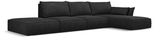 Tamno siva kutna garnitura (desni kut) Vanda - Mazzini Sofas