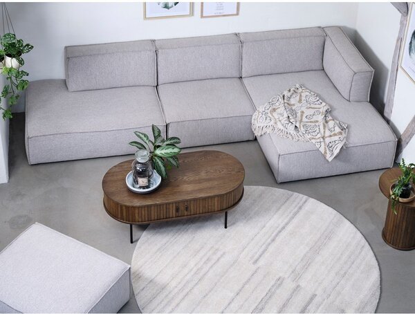 Stolić u dekoru hrasta u prirodnoj boji 60x120 cm Nola - Unique Furniture