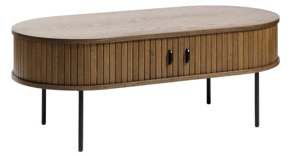 Stolić u dekoru hrasta u prirodnoj boji 60x120 cm Nola - Unique Furniture