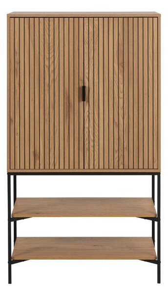 Ormarić u dekoru hrasta u prirodnoj boji 80x140 cm Jaipur – Actona