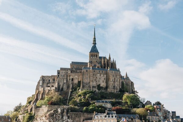 Slika burg Mont-Saint-Michel