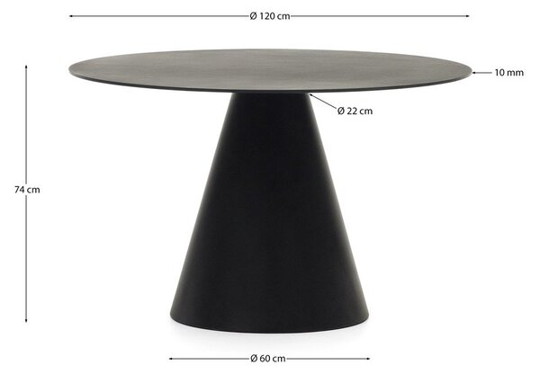 Okrugli blagovaonski stol ø 120 cm Wilshire – Kave Home