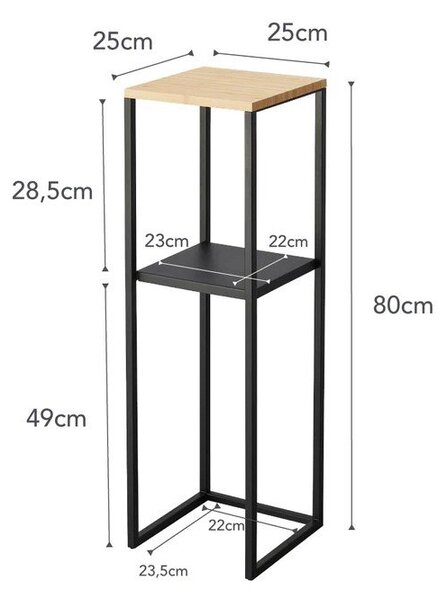 Metalni stalak za tegle za cvijeće Tower – YAMAZAKI