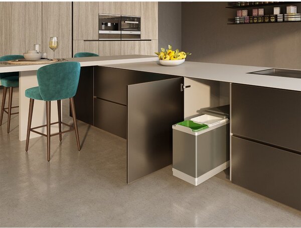 Plastična kanta za razvrstani otpad/ugradbena 25 l Tower - Elletipi