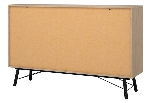 Niska komoda u dekoru hrasta u prirodnoj boji 153x95 cm Ry – Tvilum