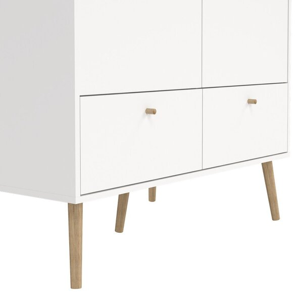 Bijeli ormar 99x200 cm Bodo – Tvilum
