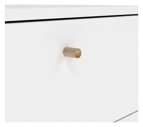 Bijela visoka komoda 50x120 cm Bodo – Tvilum