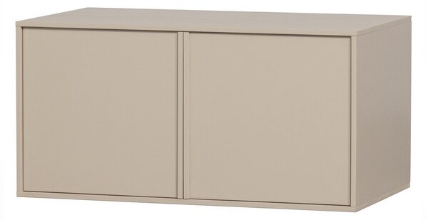 Krem modularni garderobni ormar od masivnog bora 100x50 cm Daily – vtwonen