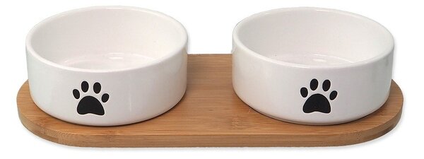 Keramički set posuda s postoljem za pse ø 13 cm Dog Fantasy – Plaček Pet Products