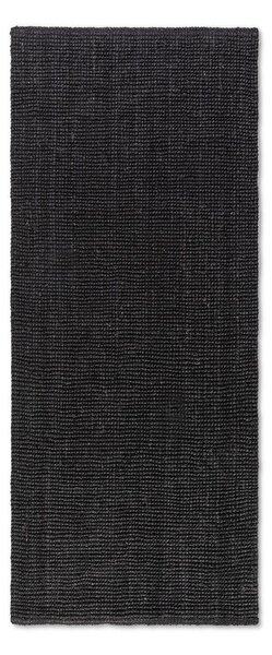 Crna staza jutenia 80x200 cm Bouclé – Hanse Home
