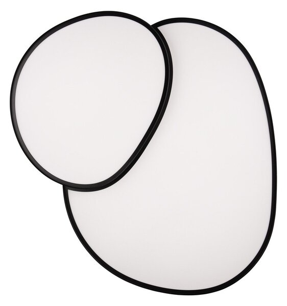 Crna LED stropna svjetiljka 63.5x77 cm Rise – Trio